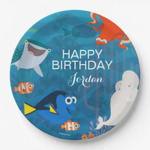 Finding Dory Birthday Paper Plate