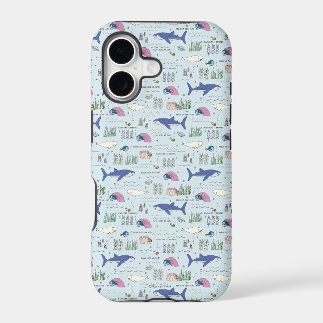 Finding Dory Blue Cartoon Pattern (Back)