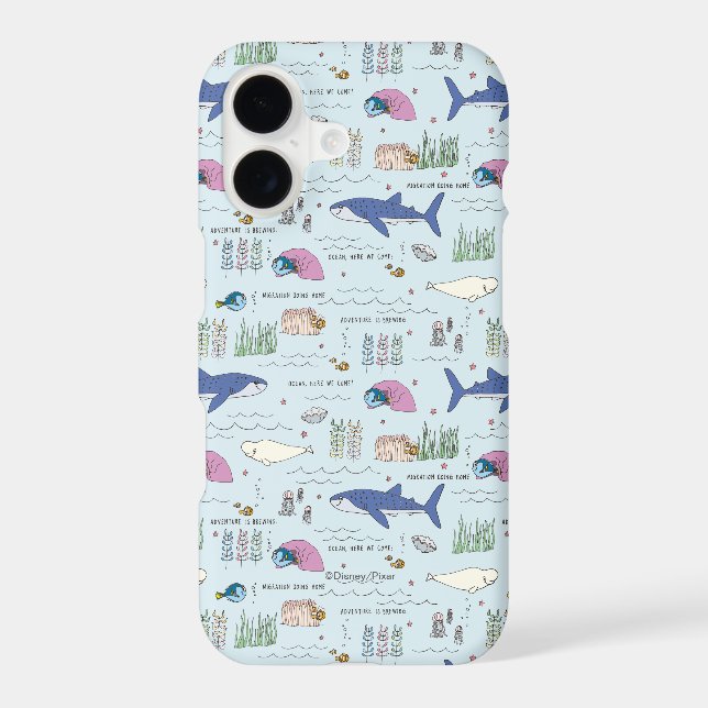 Finding Dory Blue Cartoon Pattern (Back)