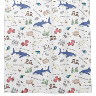 Finding Dory Cartoon White Pattern