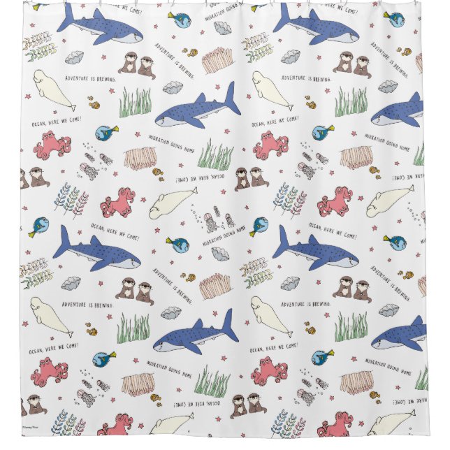 Finding Dory Cartoon White Pattern (Front)