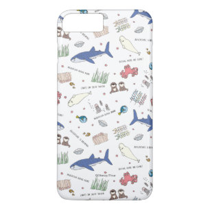 Finding Dory Cartoon White Pattern iPhone 8 Plus/7 Plus Case
