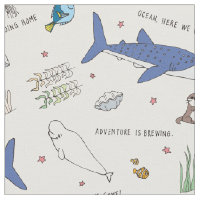 Finding Dory Cartoon White Pattern