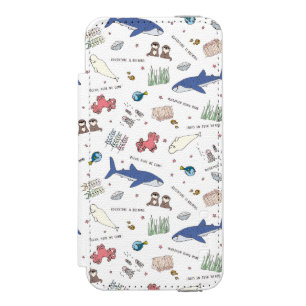 Finding Dory Cartoon White Pattern Incipio Watson™ iPhone 5 Wallet Case