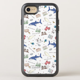 Finding Dory Cartoon White Pattern OtterBox Symmetry iPhone 8/7 Case