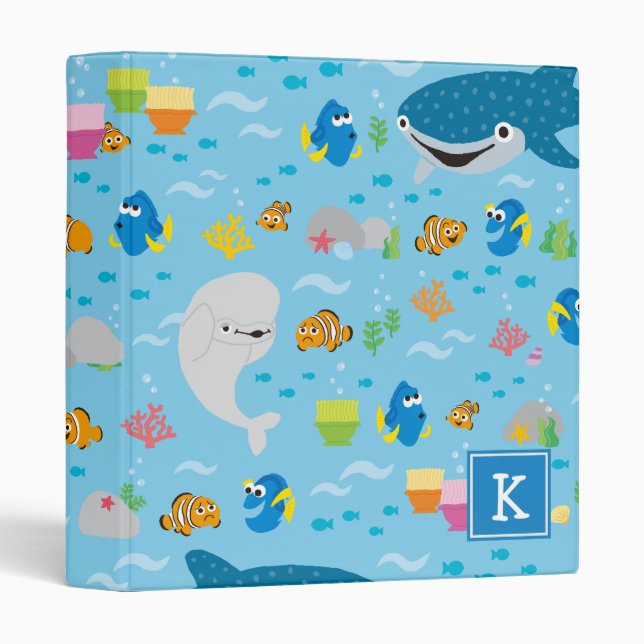 Finding Dory Colourful Pattern Binder (Front/Spine)