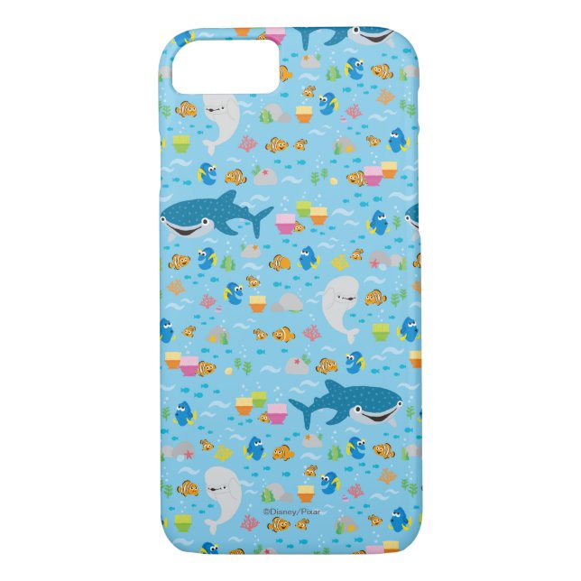 Finding Dory Colourful Pattern Case-Mate iPhone Case (Back)