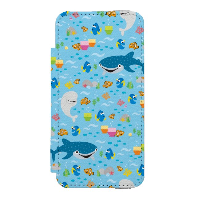Finding Dory Colourful Pattern Incipio iPhone Wallet Case (Folio Front)