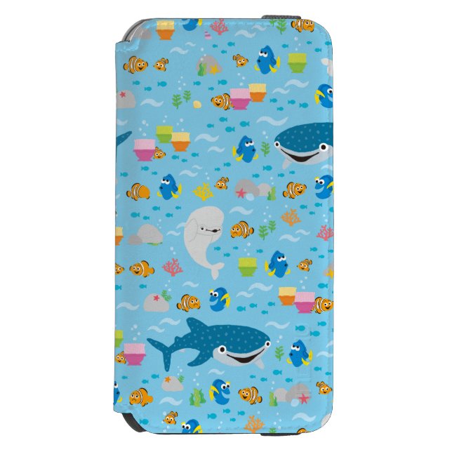 Finding Dory Colourful Pattern Incipio iPhone Wallet Case (Folio Front)