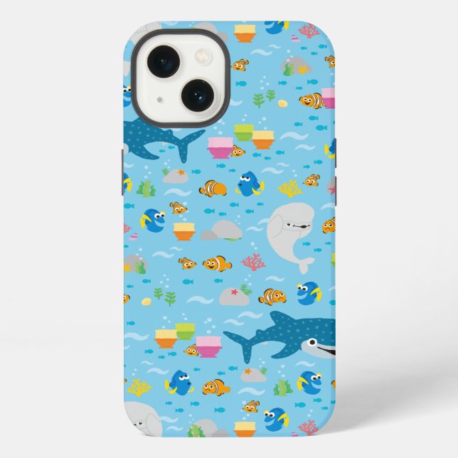 Finding Dory Colourful Pattern iPhone Case (Back)