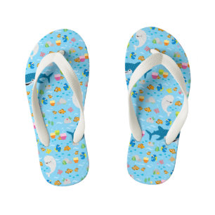 Finding Dory Colourful Pattern Kid's Flip Flops