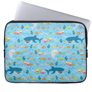 Finding Dory Colourful Pattern Laptop Sleeve