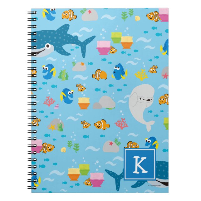 Finding Dory Colourful Pattern Notebook (Front)