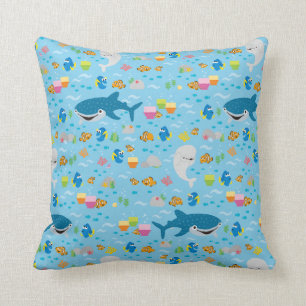 Finding Dory Colourful Pattern Throw Pillow