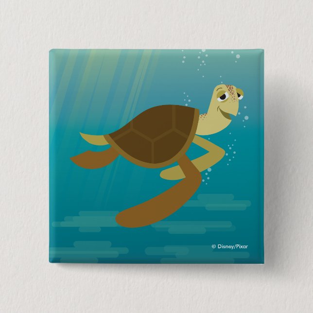 Finding Dory | Crush 2 Inch Square Button (Front)
