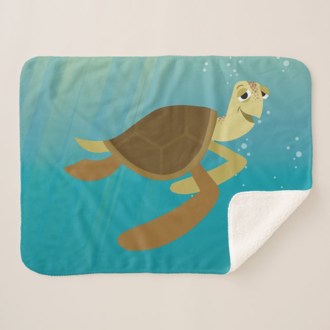 Finding Dory | Crush 2 Sherpa Blanket (Front (Horizontal))