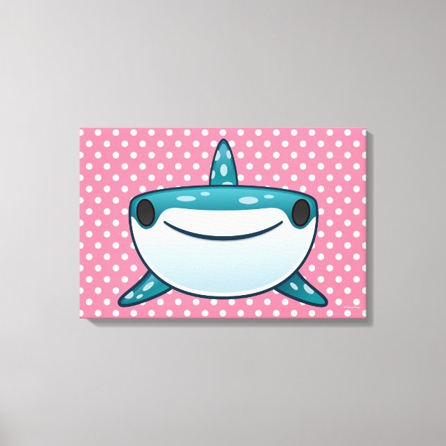 Finding Dory | Destiny Emoji Canvas Print (Front)