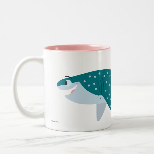 Finding Dory | Destiny the Whale Shark Two-Tone Coffee Mug (Left)