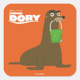 Finding Dory   Gerald Square Sticker