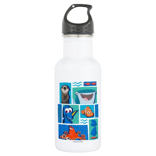 Finding Dory | Group of Characters 532 Ml Water Bottle (Front)