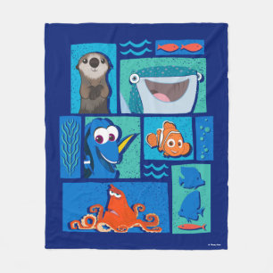 Finding Dory   Group of Characters Fleece Blanket
