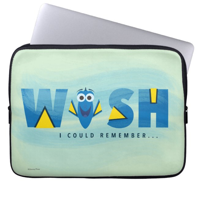 Finding Dory| I Wish I Could Remember 2 Laptop Sleeve (Front)