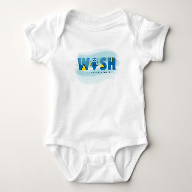 Finding Dory| I Wish I Could Remember Baby Bodysuit (Front)