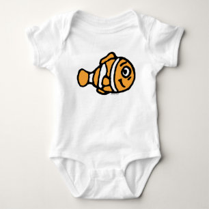 Finding Dory   Marlin Cartoon Baby Bodysuit