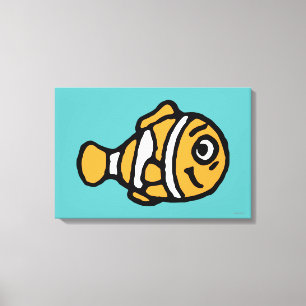 Finding Dory   Marlin Cartoon Canvas Print