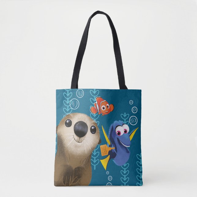 Finding Dory | Nemo, Dory & Otter Tote Bag (Front)