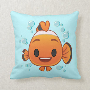 Finding Dory Nemo Emoji Throw Pillow