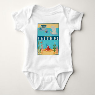 Finding Dory   Never Forget Your Friends Baby Bodysuit