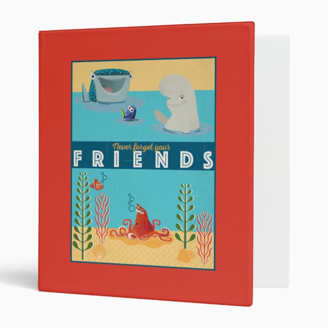 Finding Dory | Never Forget Your Friends Binder (Front/Inside)