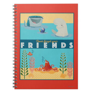 Finding Dory   Never Forget Your Friends Notebook