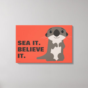Finding Dory   Otter Canvas Print