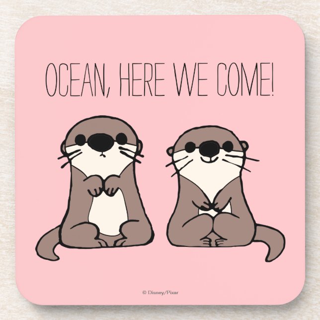 Finding Dory | Otter Cartoon Coaster (Front)