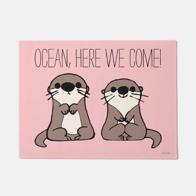 Finding Dory | Otter Cartoon Doormat (Front)