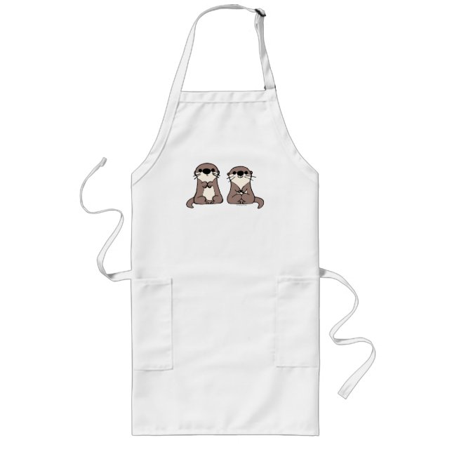Finding Dory | Otter Cartoon Long Apron (Front)