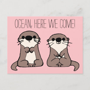 Finding Dory   Otter Cartoon Postcard
