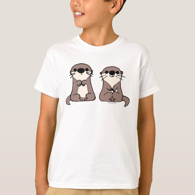 Finding Dory | Otter Cartoon T-Shirt (Front)