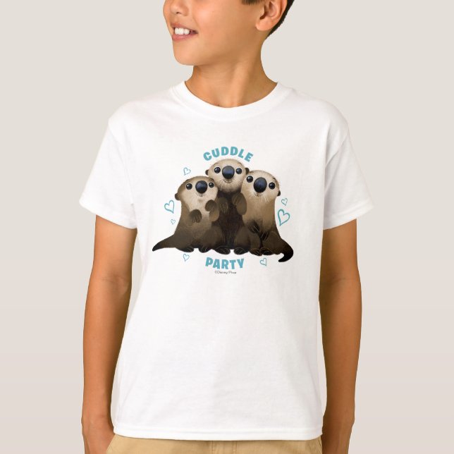 Finding Dory Otters | Cuddle Party 2 T-Shirt (Front)