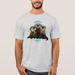 Finding Dory Otters | Cuddle Party 2 T-Shirt<br><div class="desc">Finding Dory | Other Characters</div>