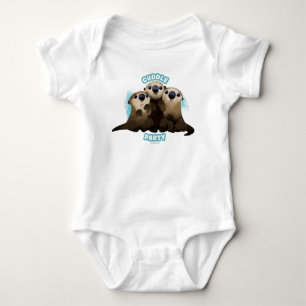 Finding Dory Otters   Cuddle Party Baby Bodysuit