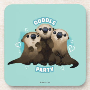 Finding Dory Otters Cuddle Party Coaster