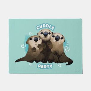 Finding Dory Otters   Cuddle Party Doormat