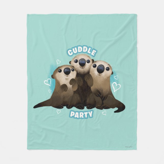 Finding Dory Otters | Cuddle Party Fleece Blanket (Front)