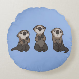 Finding Dory Otters Round Pillow