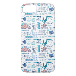 Finding Dory Pastel Pattern iPhone 8/7 Case