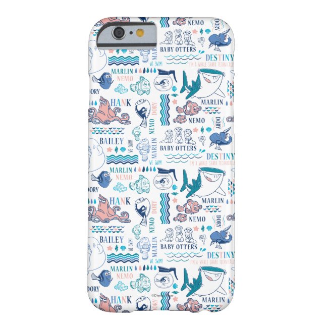 Finding Dory Pastel Pattern Case-Mate iPhone Case (Back)