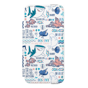 Finding Dory Pastel Pattern Incipio Watson™ iPhone 5 Wallet Case